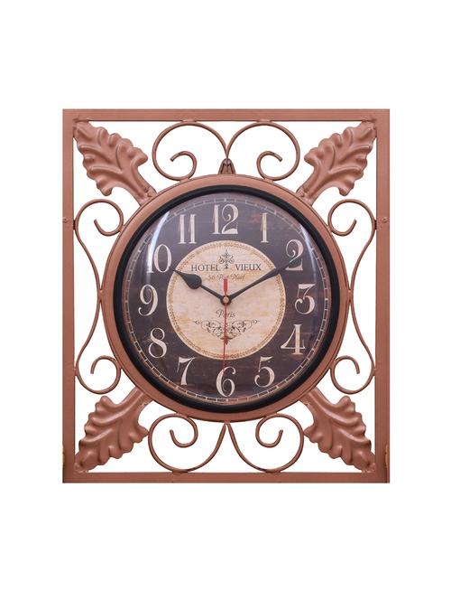 classic iron wall clock by home sparkle - 14096941 -  Standard Image - 0