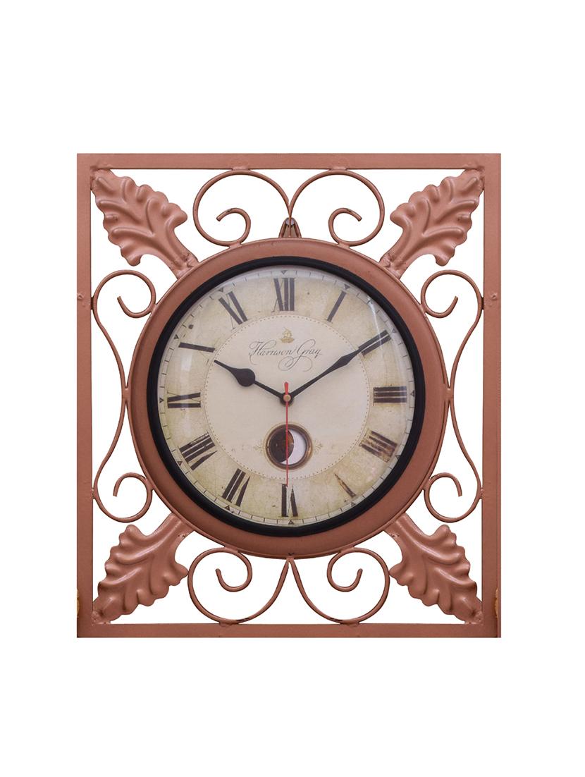 vintage iron wall clock by home sparkle - 14096943 - Zoom Image - 0