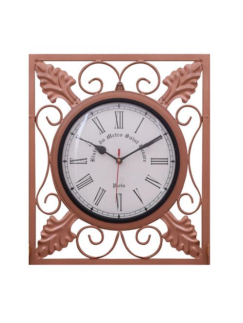 vintage iron wall clock by home sparkle - 14096946 - Standard Image - 0
