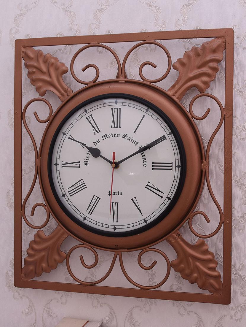 vintage iron wall clock by home sparkle - 14096946 - Standard Image - 3