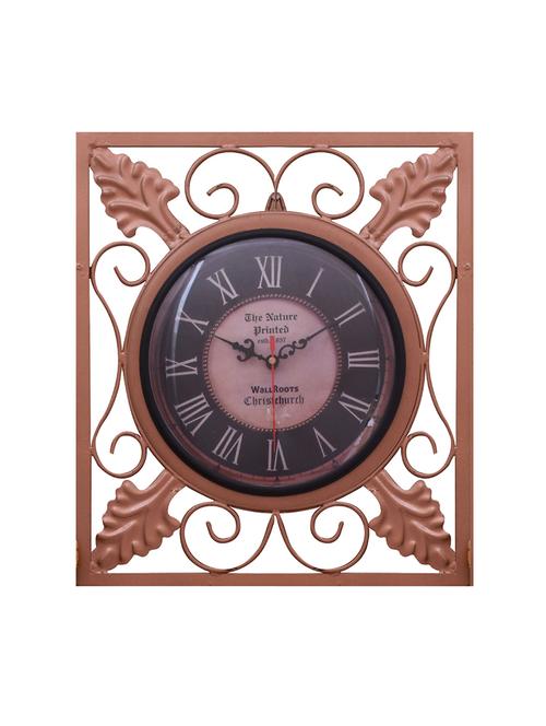 vintage iron wall clock by home sparkle - 14096947 -  Standard Image - 0