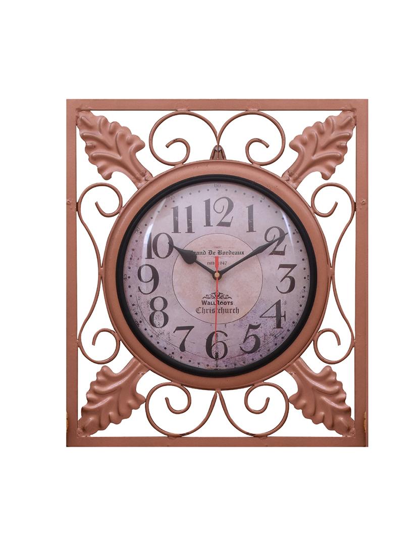 classic iron wall clock by home sparkle - 14096948 -  Zoom Image - 0