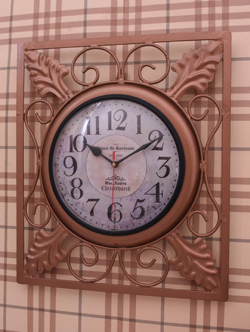 classic iron wall clock by home sparkle - 14096948 - Standard Image - 3