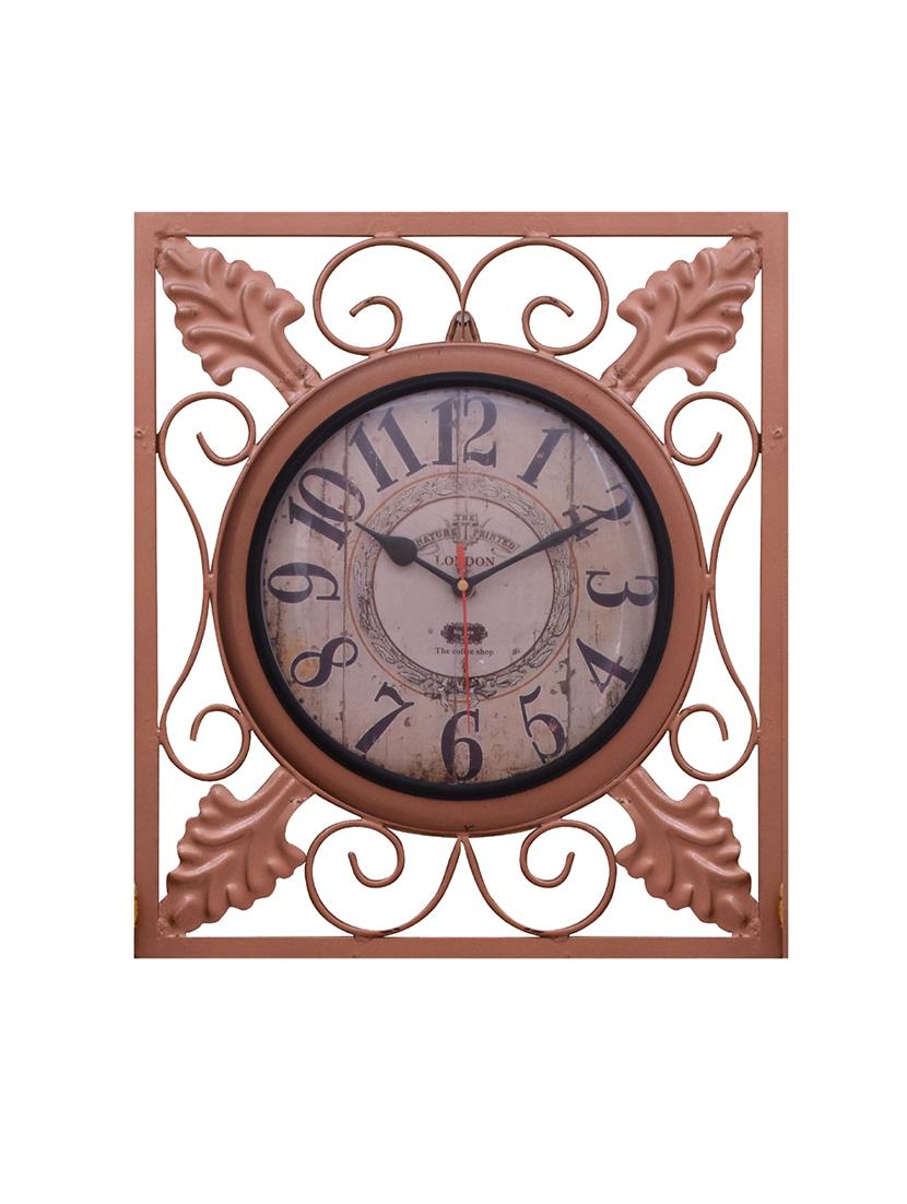 classic iron wall clock by home sparkle - 14096949 -  Zoom Image - 0