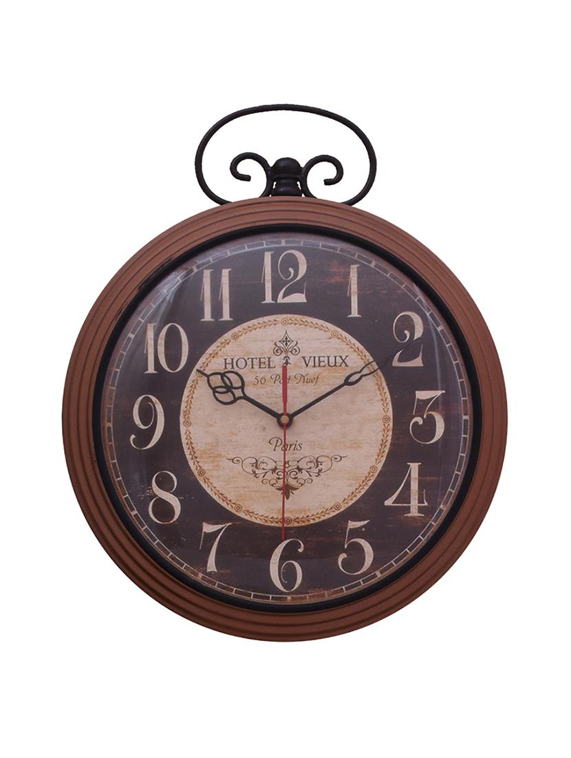 classic iron wall clock by home sparkle - 14096985 -  Zoom Image - 0