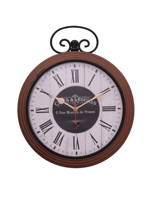 vintage iron wall clock by home sparkle - 14096989 - Standard Image - 0
