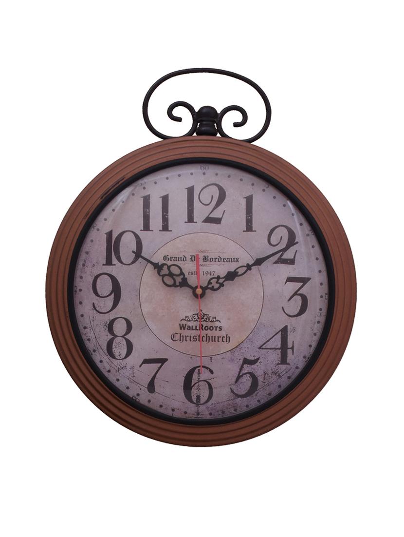 classic iron wall clock by home sparkle - 14096992 -  Zoom Image - 0