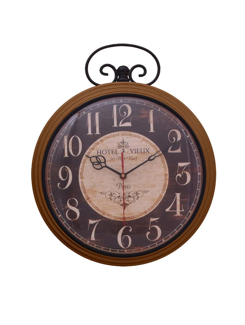 classic iron wall clock by home sparkle - 14097005 -  Zoom Image - 0