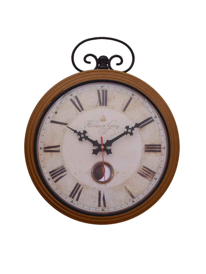 vintage iron wall clock by home sparkle - 14097007 - Zoom Image - 0