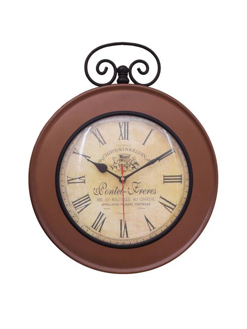 vintage iron wall clock by home sparkle - 14097037 -  Standard Image - 0