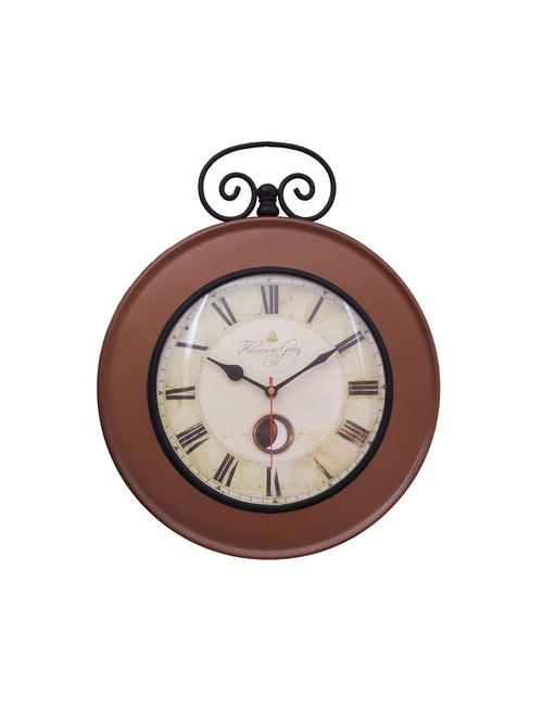 vintage iron wall clock by home sparkle - 14097038 -  Standard Image - 0