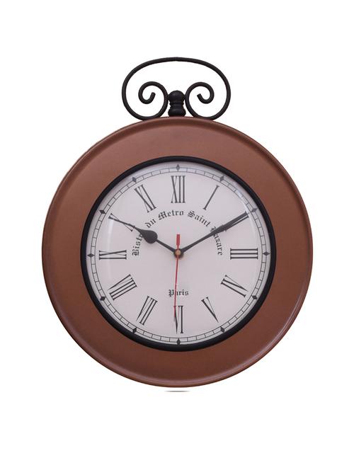 vintage iron wall clock by home sparkle - 14097041 -  Standard Image - 0
