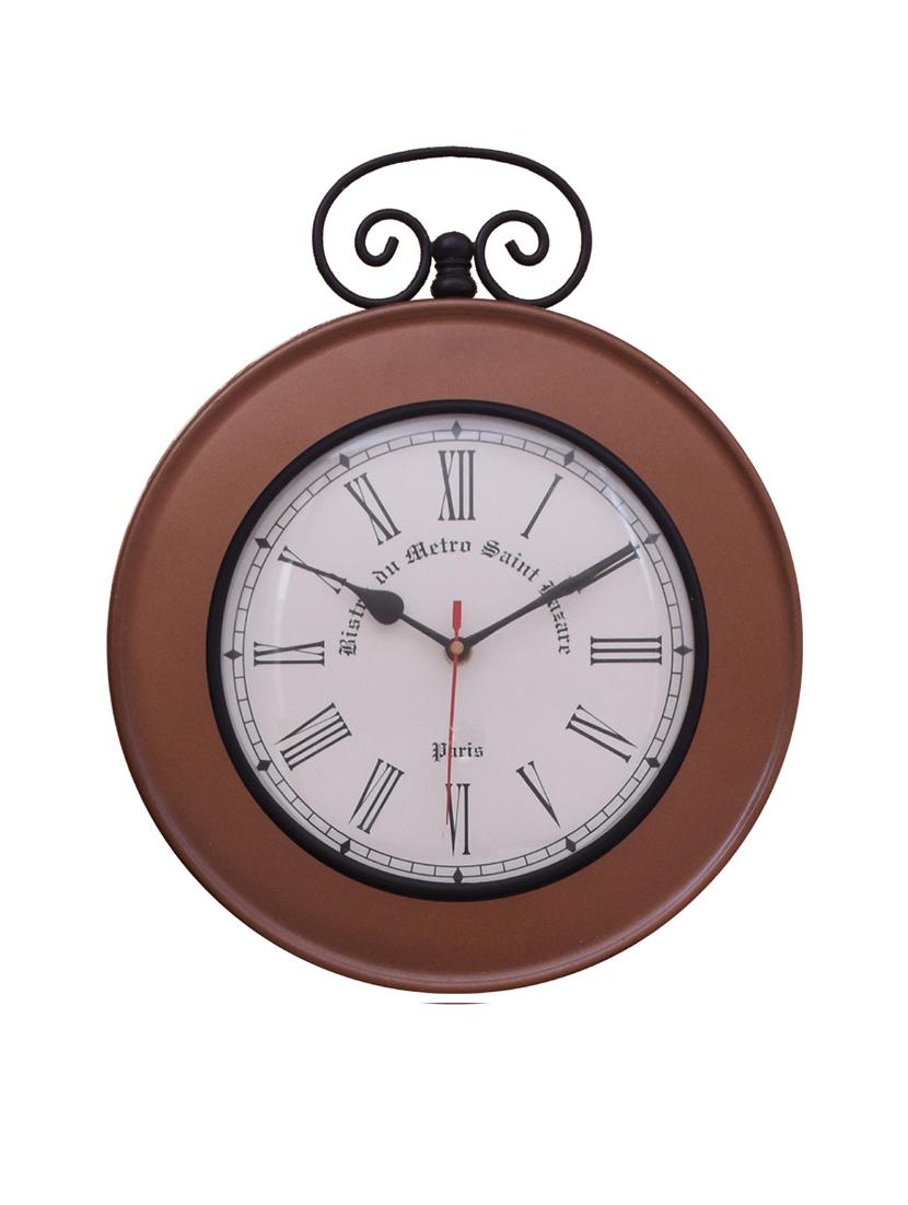 vintage iron wall clock by home sparkle - 14097041 -  Zoom Image - 0