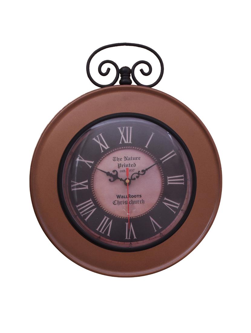 vintage iron wall clock by home sparkle - 14097042 - Zoom Image - 0