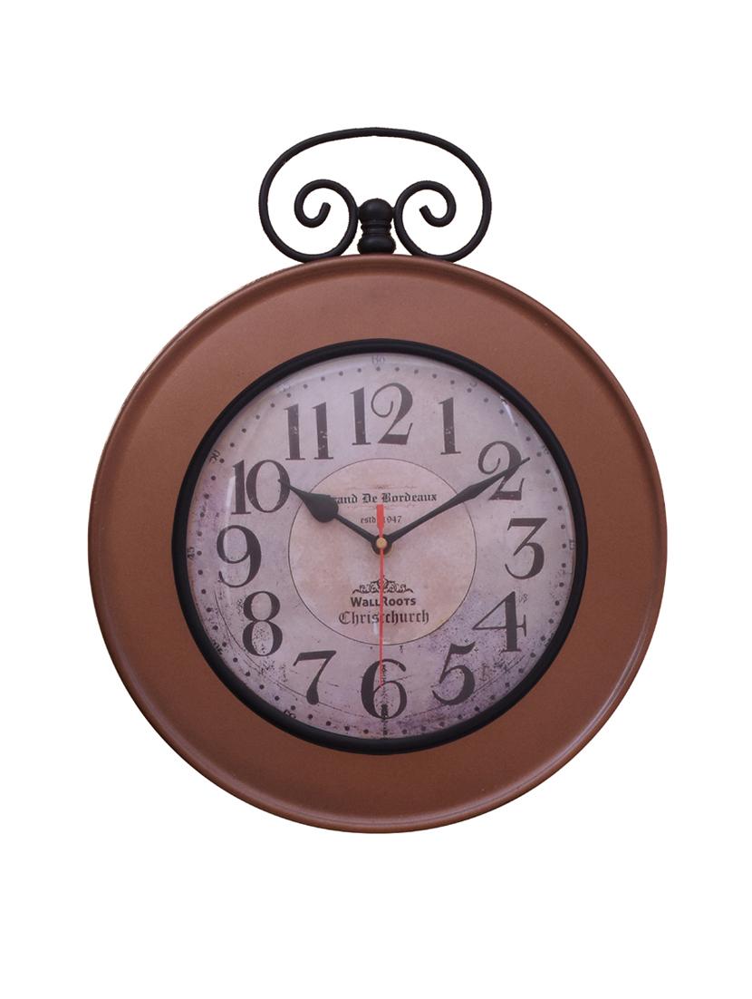 classic iron wall clock by home sparkle - 14097043 - Zoom Image - 0