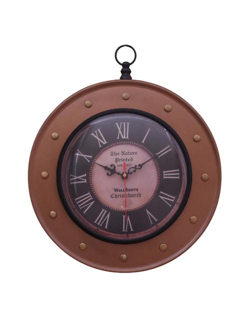 vintage iron wall clock by home sparkle - 14097085 - Standard Image - 0