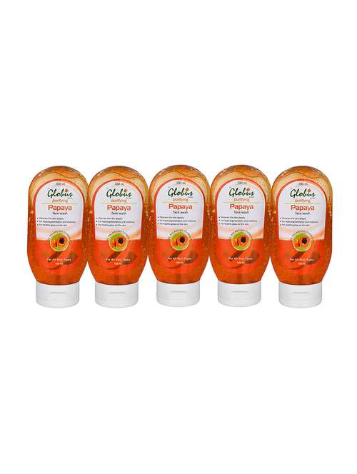 globus purifying papaya face wash
