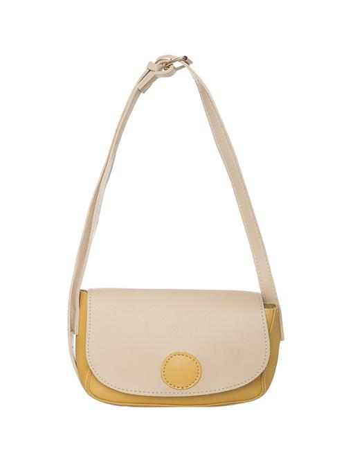 yellow leatherette sling bag - 14104332 -  Standard Image - 0