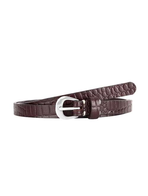 aditi wasan leather brown belt - 14108813 - Standard Image - 0