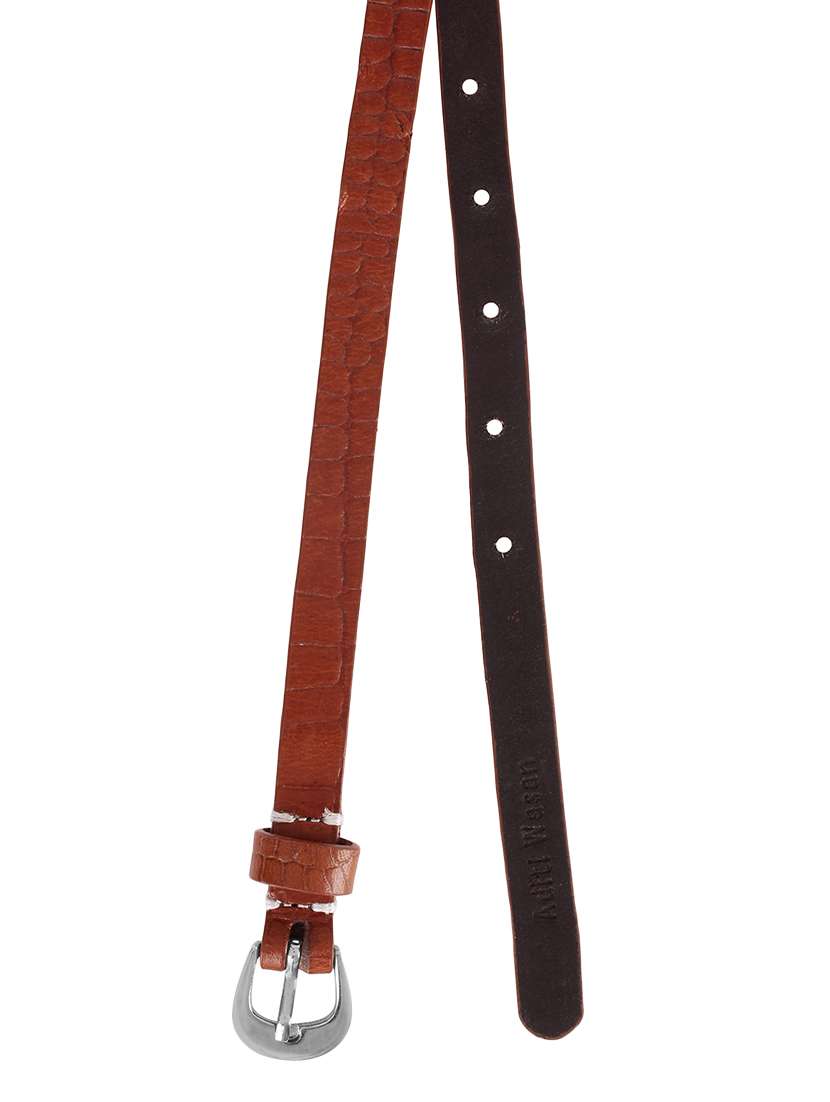 aditi wasan brown leather belt - 14108829 -  Standard Image - 3