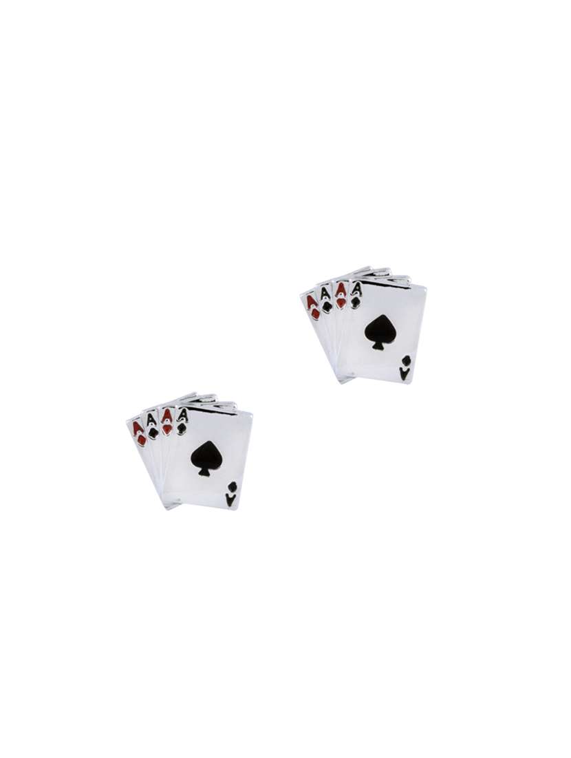 multi colored metal cufflink