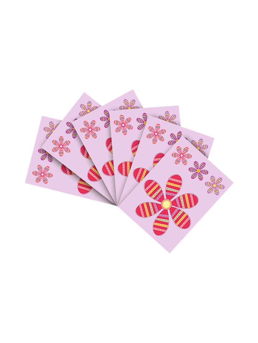 printed polyester table mat set of 6 pcs by ambbi collections