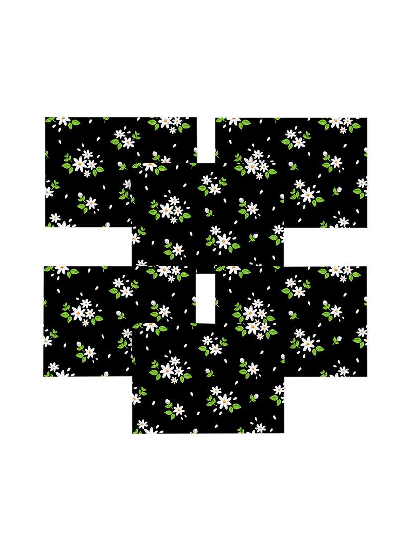 printed polyester table mat set of 6 pcs by ambbi collections