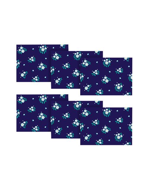 printed polyester table mat set of 6 pcs by ambbi collections - 14113327 - Standard Image - 0