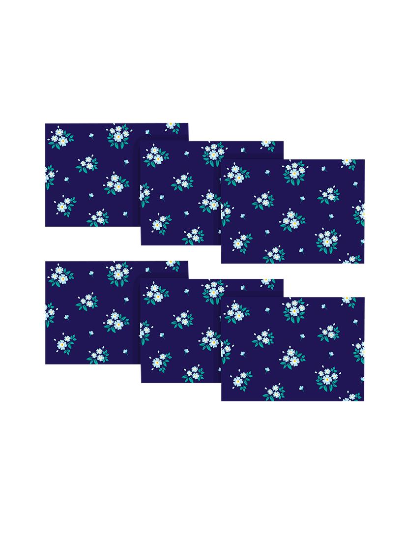 printed polyester table mat set of 6 pcs by ambbi collections - 14113327 - Zoom Image - 0
