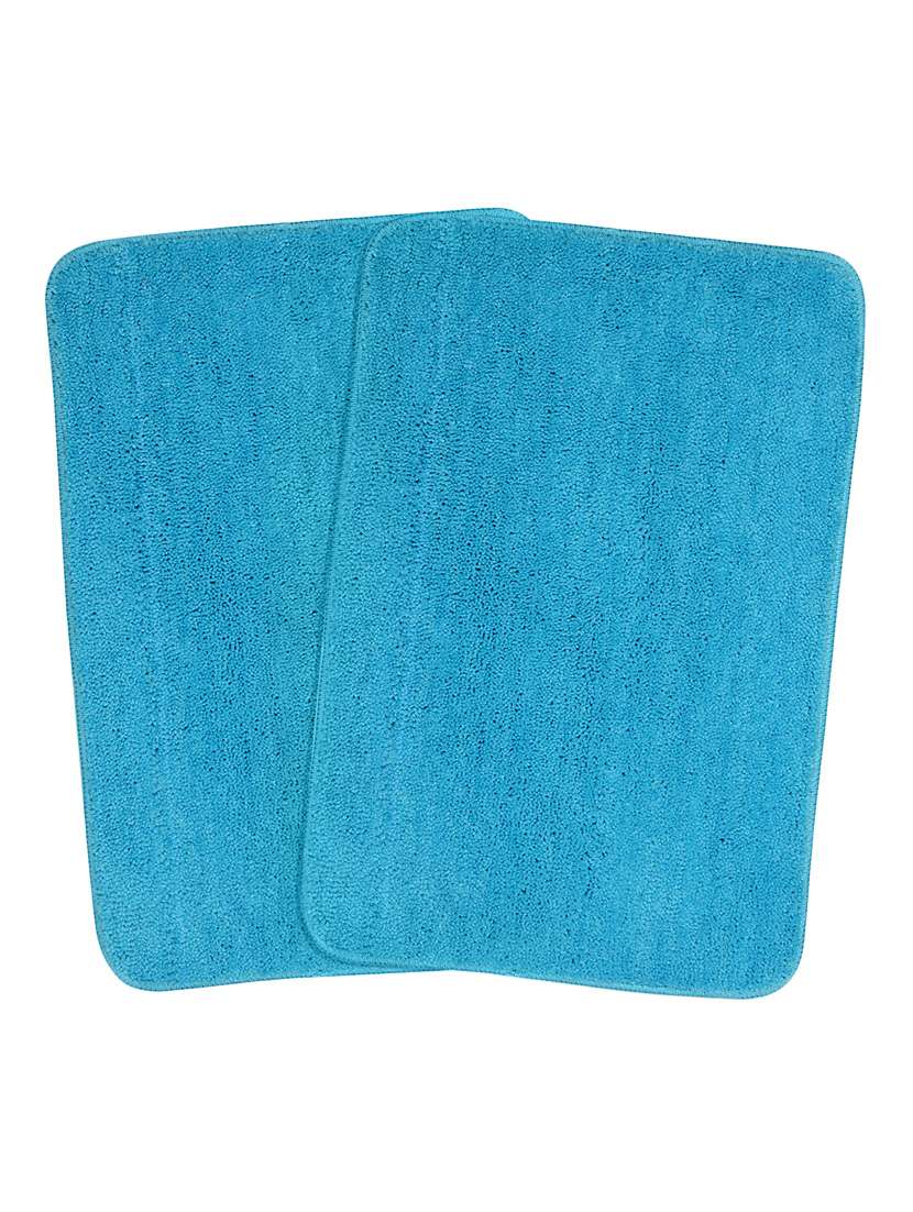 set of 2 soft microfiber anti skid bathmat - 14124521 - Zoom Image - 0