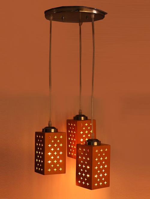unbreakable exclusive colorful wooden decorative pendant triple hanging ceiling light lamp - 14131179 - Standard Image - 0
