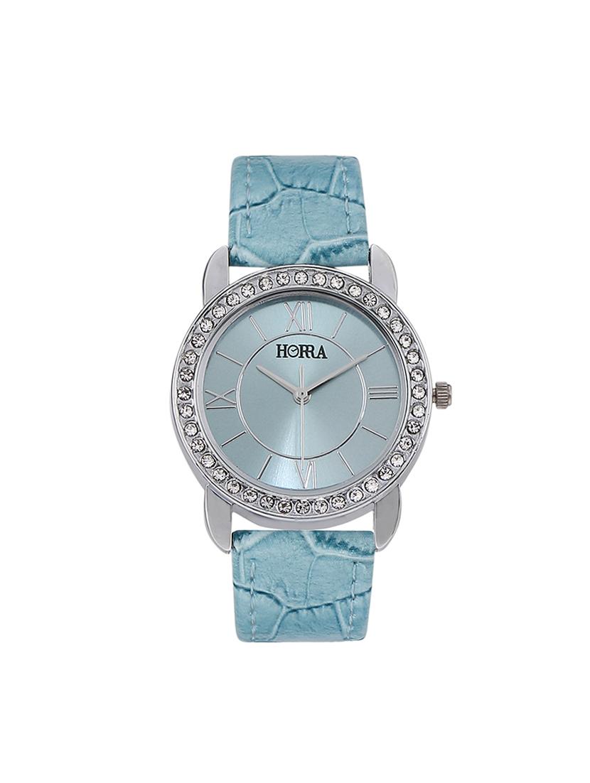horra round analog dial watchwatch - 14131877 - Zoom Image - 0