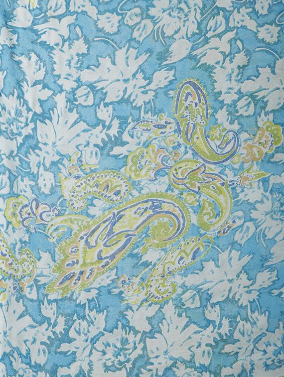 multi colored cotton stole - 14136126 - Standard Image - 3
