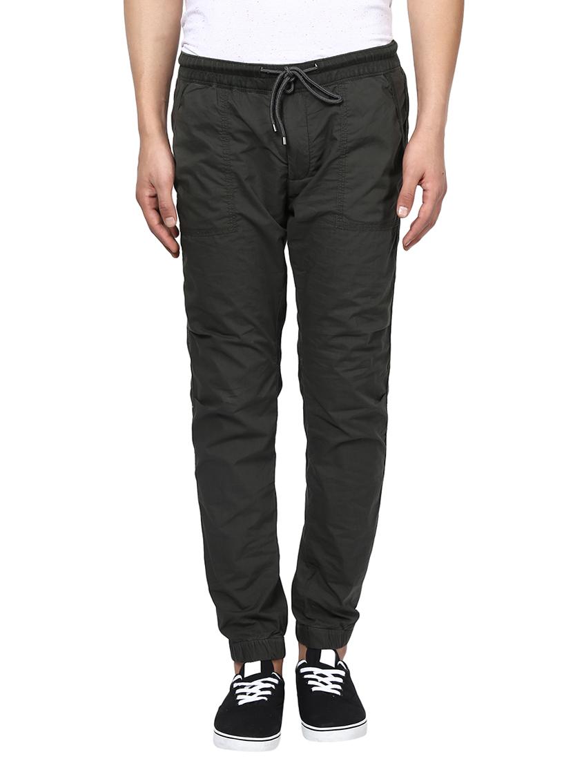 grey cotton joggers - 14153683 - Zoom Image - 0