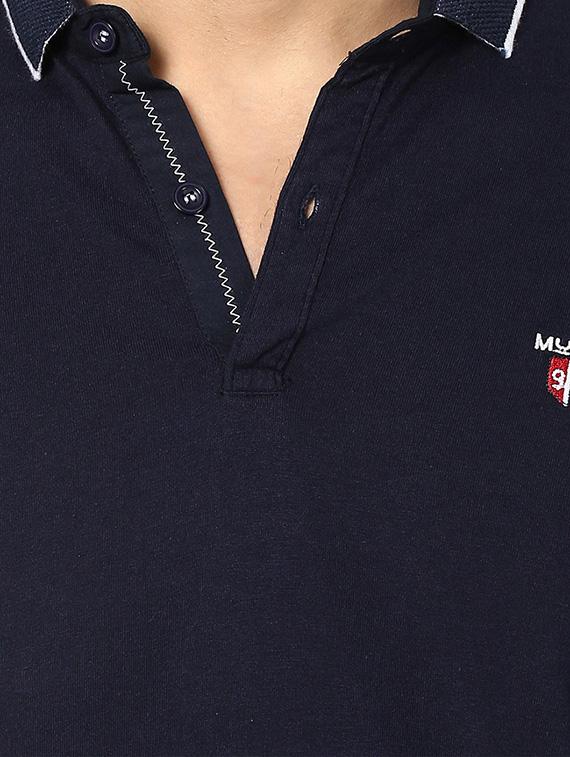 blue cotton t-shirt - 14153817 - Standard Image - 3