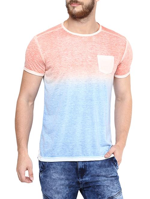 blue cotton pocket t-shirt - 14153825 - Standard Image - 0
