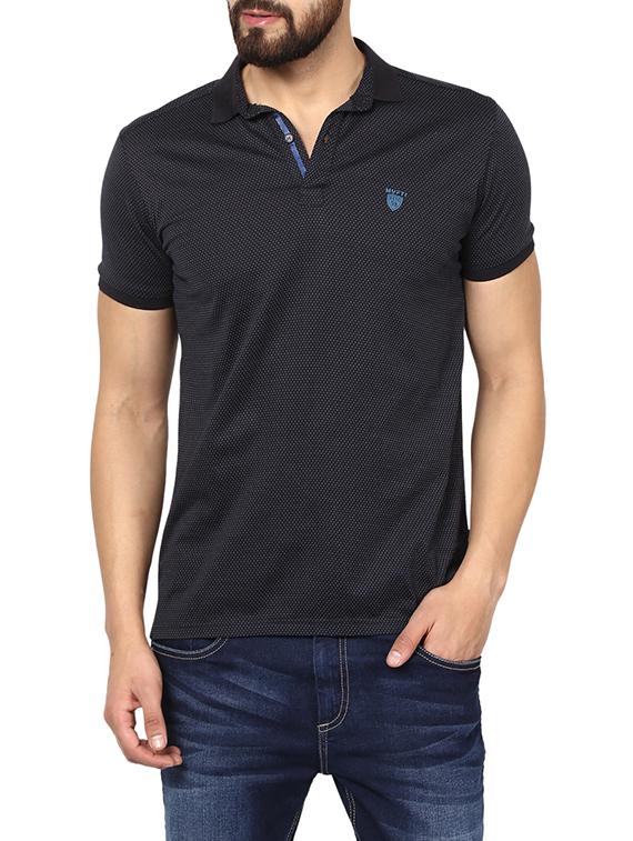 black cotton t-shirt - 14153831 - Zoom Image - 0