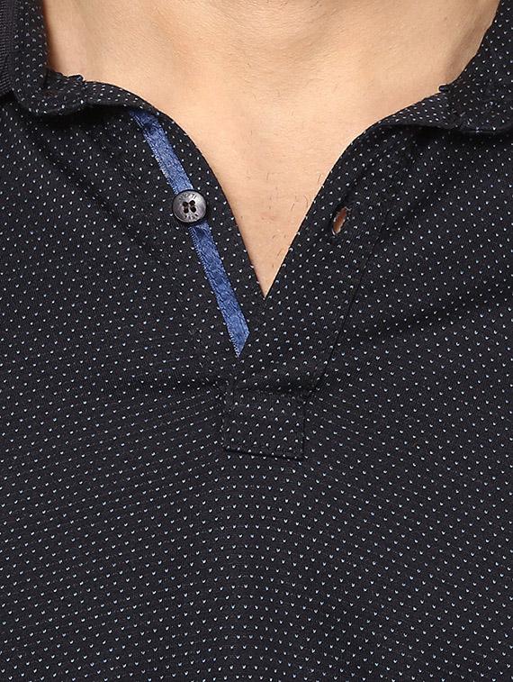 black cotton t-shirt - 14153831 - Standard Image - 3