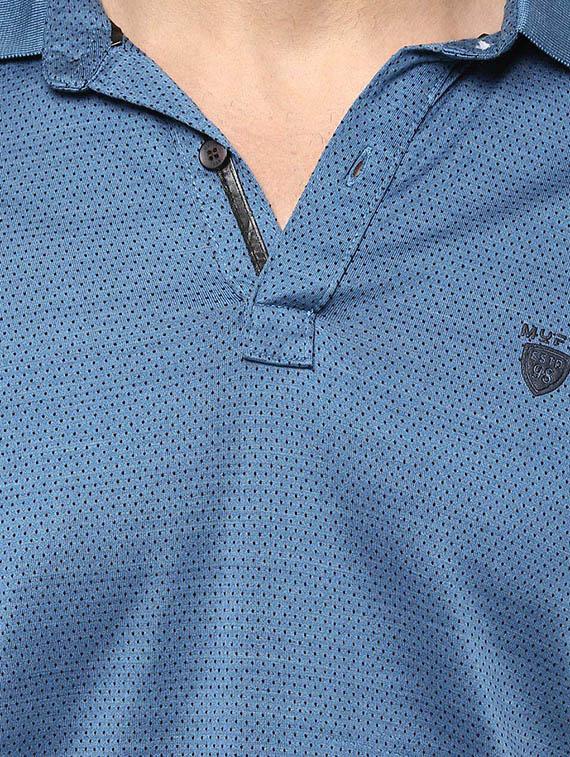 blue cotton t-shirt - 14153833 - Standard Image - 3