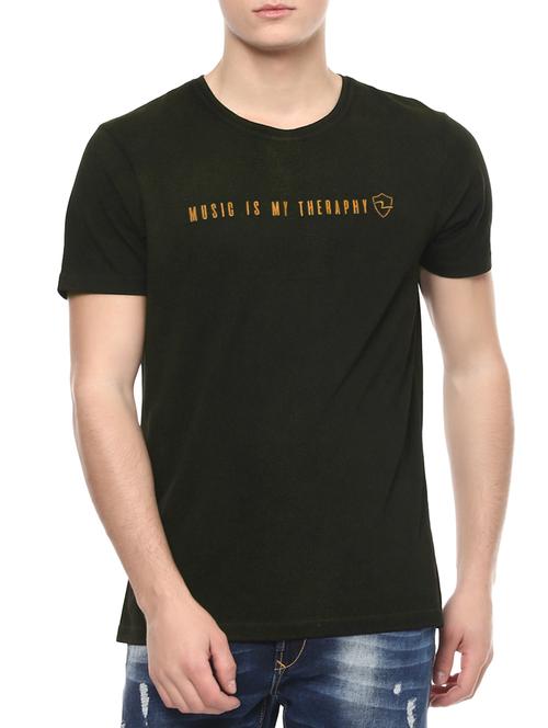 green cotton t-shirt - 14153878 -  Standard Image - 0