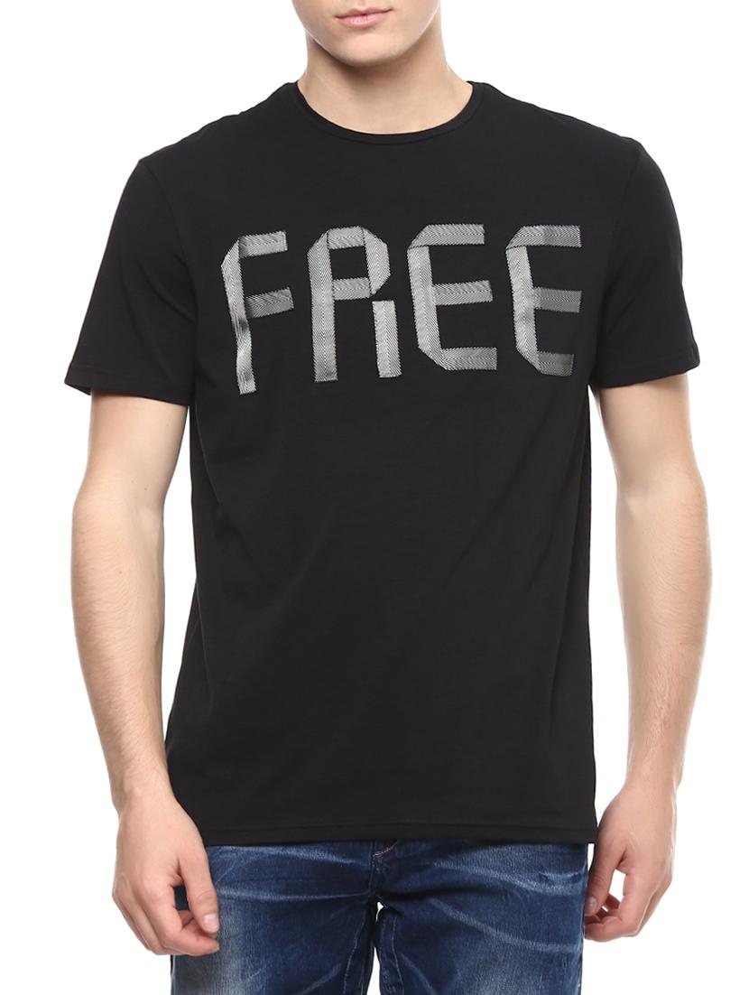 black cotton t-shirt - 14153883 -  Zoom Image - 0
