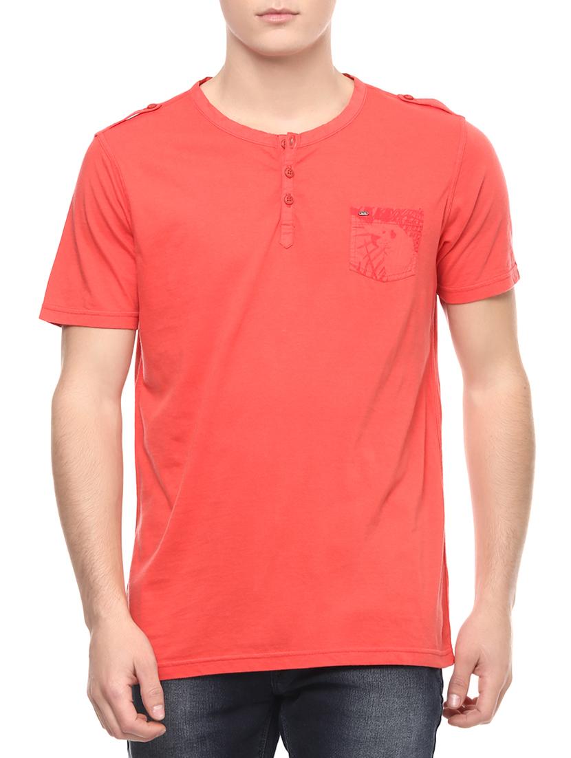 orange cotton t-shirt - 14153899 -  Zoom Image - 0