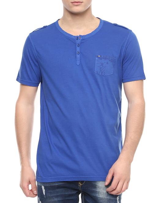 blue cotton t-shirt - 14153900 -  Standard Image - 0