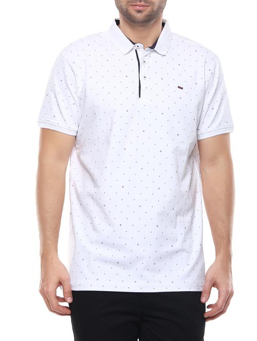 white cotton t-shirt - 14153946 - Standard Image - 0