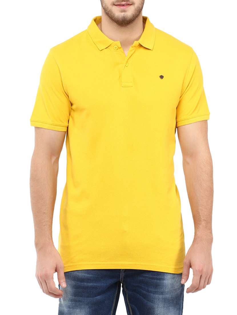 yellow cotton t-shirt - 14153955 -  Zoom Image - 0