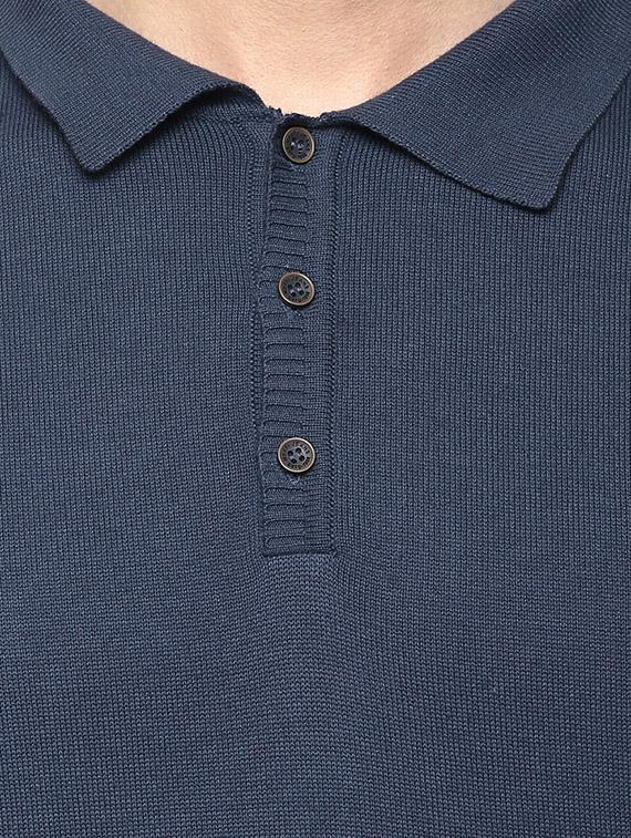 blue cotton pullover - 14153961 - Standard Image - 3