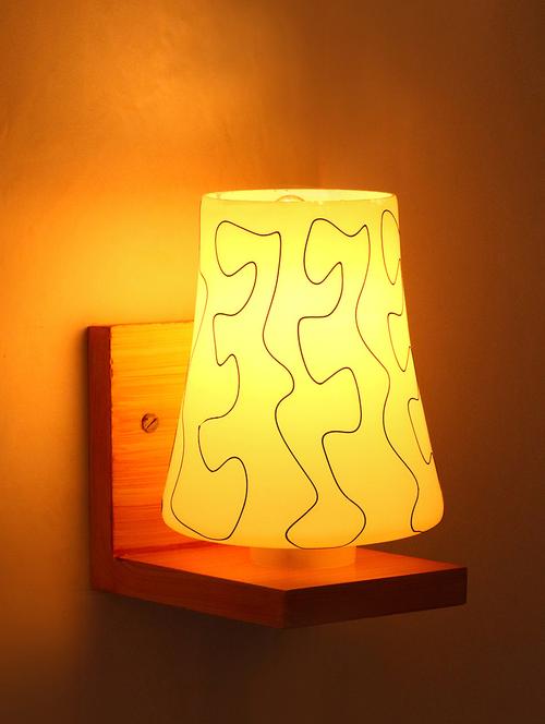 somil designer glass wall lamp (colorful, hand decorative) wh3 - 14154849 - Standard Image - 0