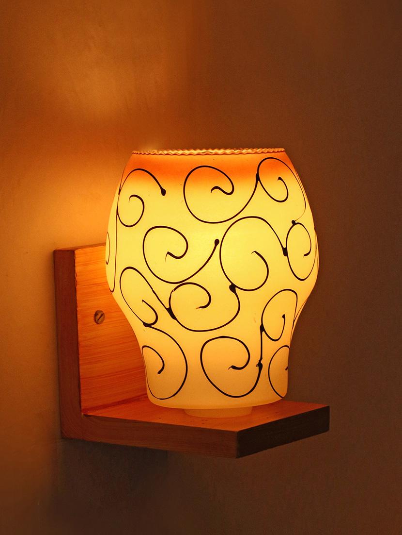 somil designer glass wall lamp (colorful, hand decorative) wh9 - 14154855 - Zoom Image - 0