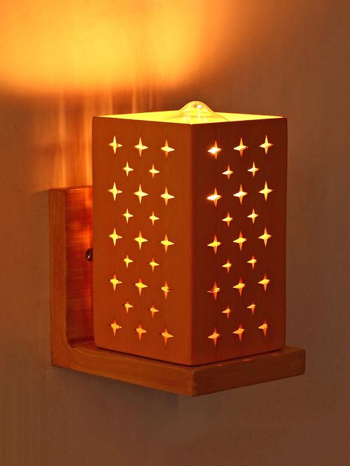 somil designer wooden wall lamp aa4 - 14154952 - Standard Image - 0