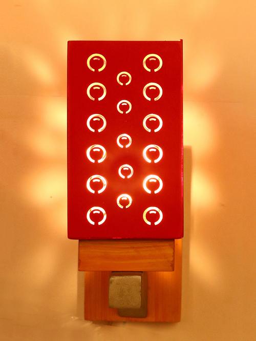 somil designer wooden wall lamp aa14 - 14154962 - Standard Image - 0